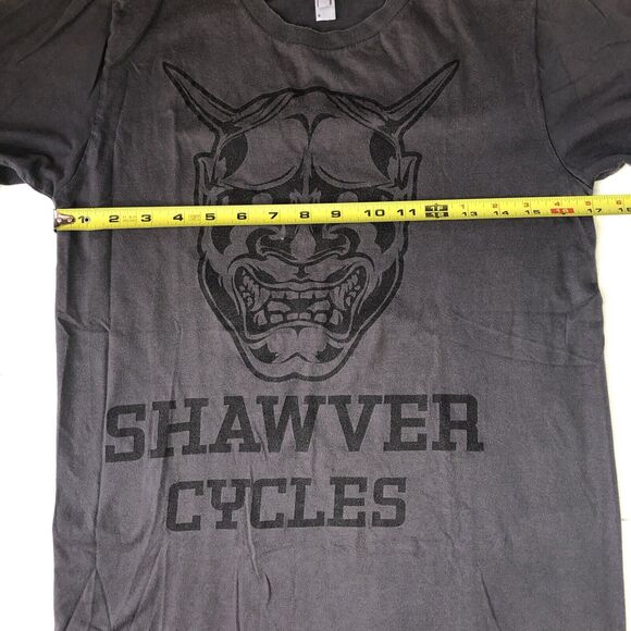 american apparel Men’s Shawver Cycles Tee Size Small - Picture 5 of 14